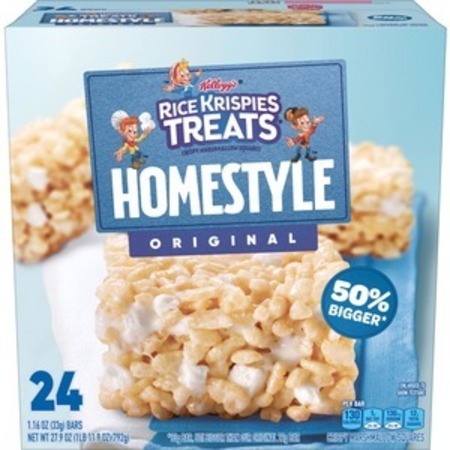 RICE KRISPIES Snacks, Bars, Ricekrispie, 24PK KEB27141